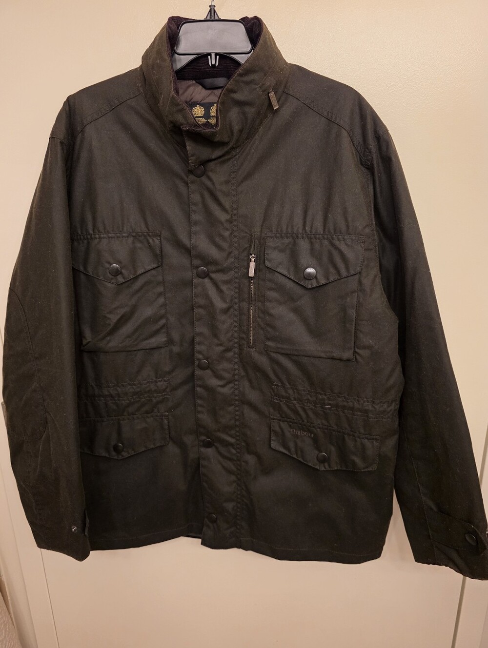 Barbour Olive Green Military Field Jacket